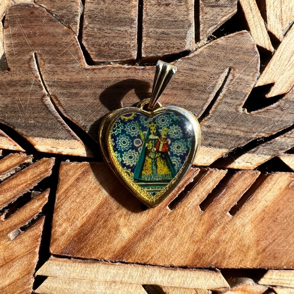 Hear Pendant Mother And Child